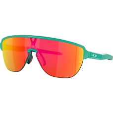 Oakley Легкие солнцезащитные очки Corridor Prizm из материала O-matter с линзами, уменьшающими усталость глаз Синий (Matte Celeste w/Prizm Ruby)