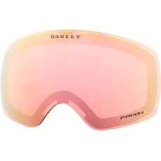 Oakley Линзы для горнолыжных очков Flight Deck M с иридиевым покрытием и улучшенной передачей света, призматики Золотой (Prizm Rose Gold)