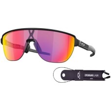Oakley Мужские солнцезащитные очки Oakley OO9248 Corridor Shield с набором дизайнерских аксессуаров iWear Черный (Matte Black / Prizm Road)