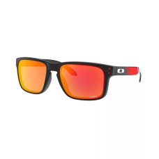 Oakley Мужские солнцезащитные очки NFL Holbrook квадратной формы с линзами Prizm Красный (PRIZM RUBY/CHIEFS)