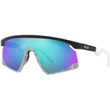 Oakley Унисекс солнцезащитные очки с матовой чёрной оправой и линзами Prizm Sapphire, 39 мм Нет цвета (NOCOLOR)