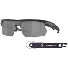 Oakley Солнцезащитные очки Oakley Bisphaera OO9400 прямоугольной формы для мужчин и женщин + комплект аксессуаров + дизайнерский набор iWear Черный (Steel / Prizm Black)