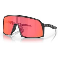Oakley Мужские квадратные солнцезащитные очки с пиксельным камуфляжным узором и технологиями Prizm Черный (Matte Black/Prizm Trail Torch)