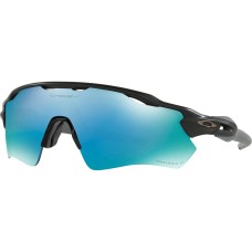 Oakley Солнцезащитные очки Radar EV Path с поляризованными линзами и технологией Prizm Черный (Matte Black/Prizm Deep Water Polarized)