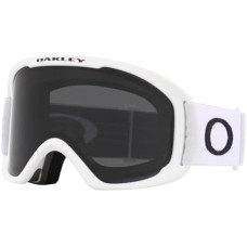 Oakley Детские защитные горнолыжные очки O-Frame 2.0 PRO S с темными линзами и набором аксессуаров Белый (Matte White/Dark Grey)