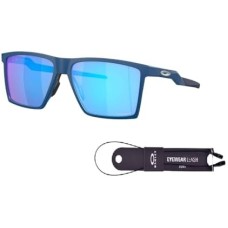 Oakley Солнцезащитные очки квадратной формы Oakley Futurity OO9482 для мужчин и женщин + набор аксессуаров и футляр для ношения Синий (Satin Navy / Prizm Sapphire)