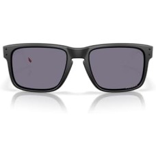 Oakley Мужские квадратные солнцезащитные очки Oakley OO9102 Holbrook, UV-защита, стильный дизайн Черный (Matte Black/White/Prizm Grey)
