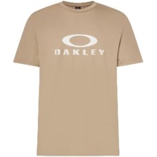 Oakley Мужская футболка Oakley O Bark 2.0 с круглым вырезом, 100% хлопок, удобная посадка Серый (Pebble)