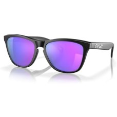 Oakley Мужские солнечные очки Oakley Frogskins OO9013 + комплект Leash + набор дизайнерских аксессуаров iWear Черный (Matte Black/Prizm Violet)