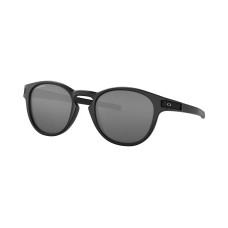 Oakley Мужские солнечные очки Phantos с низким мостом, зеркальные линзы, ширина 53 мм Черный (Black)
