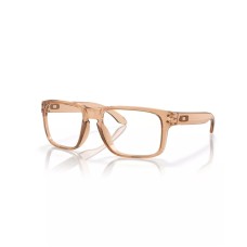 Oakley Квадратные мужские очки OX8156 из коллекции Holbrook Coalesce, материал O matter, размеры 56/18/137 Коричневый (Polished Transparent Sepia)