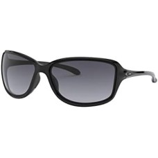 Oakley Женские солнцезащитные очки Oo9301 Cohort, прямоугольной формы, с защитой от UVA, UVB, UVC Черный (Polished Black/Grey Gradient Polarized)