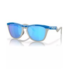 Oakley Мужские круглые солнцезащитные очки Frogskins Hybrid, O Matter, линзы Prizm Синий (Primary Blue, Cool Gray)