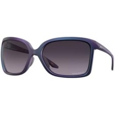 Oakley Женские очки в стиле кошачьи глаза Oakley Wildrye OO9230 + шнурок + набор аксессуаров iWear Фиолетовый (Matte Cyan/Purple Colorshift / Prizm Grey Gradient)