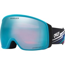 Oakley Лыжные очки Flight Tracker L с технологией Prizm, торическая линза, легкая рама Черный (Black Bolt/Prizm Saph)
