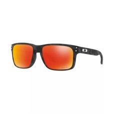 Oakley Мужские солнцезащитные очки Holbrook OO9102, квадратные, с линзами Prizm Черный (Orange, Black)