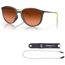 Oakley Женские солнцезащитные очки Sielo OO9288 с аксессуарами – шнурком и комплектом iWear Коричневый (Matte Olive Ink / Prizm Brown Gradient)