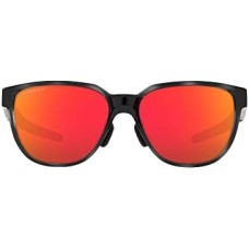 Oakley Прямоугольные солнцезащитные очки с низким мостом и оптимизированным дизайном, технология Prizm Черный (Black Tortoise/Prizm Ruby)