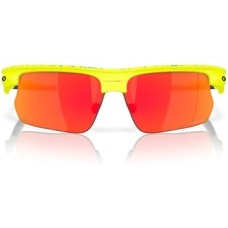 Oakley Спортивные солнцезащитные очки OO9400 Bisphaera с прямоугольными линзами и УФ-фильтром Желтый (Inner Spark Matte Tennis Ball Yellow/Celeste/Prizm Ruby)