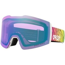 Oakley Лыжные очки Fall Line Medium с цилиндрической линзой, Антифог, 40мм, Пластик Белый (Bengal White)