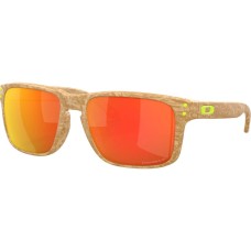 Oakley Солнцезащитные очки Holbrook Prizm Поляризованные, Легкая и прочная оправа, 100% защита от УФ Бежевый (Matte Stone Desert Tan/Prizm Ruby Polar)