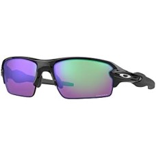 Oakley Солнцезащитные очки мужские прямоугольной формы, модель Flak 2.0, с низкой посадкой для носа Черный (Polished Black/Prizm Golf)