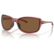 Oakley Женские солнцезащитные очки Oo9301 Cohort, прямоугольной формы, с защитой от UVA, UVB, UVC Оранжевый (Matte Transparent Berry/Prizm Bronze)