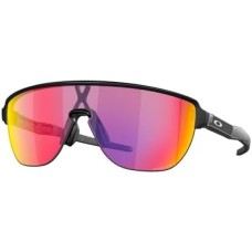 Oakley Мужские солнцезащитные очки прямоугольной формы OO9248 Corridor с линзами Prizm, прочные и комфортные Черный (Matte Black/Prizm Road)