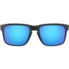 Oakley Солнцезащитные очки Holbrook с линзами Prizm, легкая и прочная оправа, идеально оптическое выравнивание Черный (Polished Black/Prizm Sapphire)