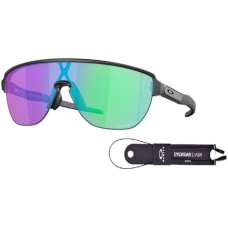 Oakley Мужские солнцезащитные очки Oakley OO9248 Corridor Shield с набором дизайнерских аксессуаров iWear Черный (Matte Black Ink / Prizm Golf)