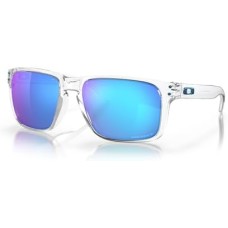 Oakley Мужские солнцезащитные очки Holbrook XL с поляризованными линзами, 100% защитой от УФ, высокой прочностью и стильным дизайном Прозрачный (Polished Clear/Prizm Sapphire Iridium Polarized)