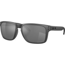Oakley Солнцезащитные очки Holbrook XL с поляризованными линзами Prizm, 100% защита от UV, легкая оправа O-Matter Черный (Steel/PRIZM Black Polar)