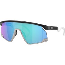 Oakley Солнцезащитные очки Bxtr Prizm с поликарбонатными линзами и легкой оправой из Bio-Matter Черный (MatteBlack/Grey Sp w/Prizm Sapphire)