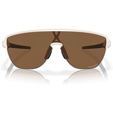 Oakley Мужские солнцезащитные очки OO9248A Corridor Low Bridge Fit, прямоугольные, с увеличенными линзами Оранжевый (Matte Warm Grey/Prizm Bronze)