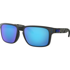 Oakley Солнцезащитные очки Holbrook Prizm Поляризованные, Легкая и прочная оправа, 100% защита от УФ Черный (Matte Black Przmtc/Prizm Sapphire Polarized)