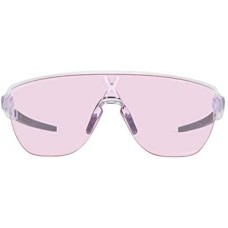 Oakley Мужские солнцезащитные очки OO9248A Corridor Low Bridge Fit, прямоугольные, с увеличенными линзами Прозрачный (Matte Clear/Prizm Lowlight)