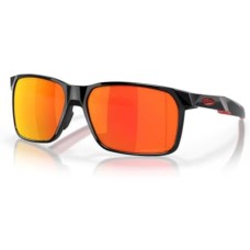 Oakley Мужские квадратные солнцезащитные очки Portal X 9460 с комплектом аксессуаров iWear Care Черный (Polished Black / Prizm Ruby Polarized)