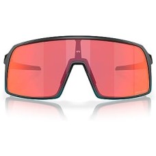 Oakley Мужские солнцезащитные очки Sutro с прямоугольной оправой. Низкий мост, идеально подходят для велосипедистов. Многоцветный (Matte Transparent Balsam Fade/Prizm Trail Torch)