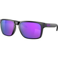 Oakley Очки Holbrook XL Prizm с линзами Plutonite для больших лиц, легкая рама, технология Prizm Черный (Matte Black/Prizm Violet)