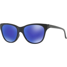 Oakley Солнцезащитные очки в стиле кошачий глаз с поляризацией, легкая оправа O Matter Черный (Polished Black - Violet Iridium)