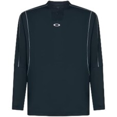 Oakley Мужской лонгслив поло Oakley C1 Jersey с легким материалом и свободным кроем Черный (Blackout)