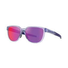Oakley Мужские прямоугольные солнцезащитные очки с фиолетовой рамой 57 мм и чехлом Фиолетовый (Transparent Lilac)
