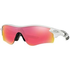 Oakley Мужские солнцезащитные очки Oakley Radarlock Path (A) с UV-защитой, легкой конструкцией и широким обзором Белый (Polished White/Prizm Field)