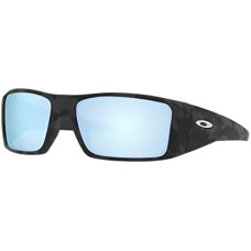 Oakley Солнцезащитные очки Heliostat Matte Black Camo с поляризованными линзами Prizm Deep Water, обтекаемая высокообертка Нет цвета (NOCOLOR)