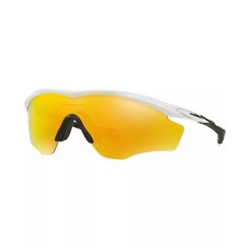 Oakley Солнцезащитные очки в квадратной оправе OO9343 M2 FRAME XL с поликарбонатными линзами Оранжевый (WHITE SHINY/ORANGE MIRROR)