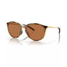 Oakley Поляризованные круглые женские солнцезащитные очки Sielo из материала O Matter Коричневый (Polished Brown Tortoise)
