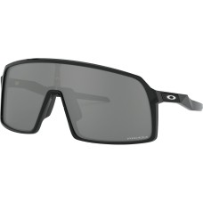 Oakley Солнцезащитные очки Sutro Prizm с широкими цилиндрическими линзами, обзор по бокам, защита от UVA и UVB Черный (Pol Black/Prizm Black)