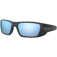 Oakley Мужские солнцезащитные очки Fuel Cell OO9096, прямоугольные защитные линзы, легкая конструкция Черный (Matte Black/Prizm Deep Water Polarized)