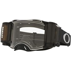 Oakley MX-очки Airbrake с защитными линзами Plutonite™ и 5-мм системой Roll-Off, включая 2 рулона пленки и 7 съемных защитных пленок Черный (Tuff Blocks Black Gunmetal Strap/Clear Roll Off Lens)