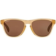Oakley Квадратные детские солнцезащитные очки Oj9009 Frogskins XXS для возраста 5-10 лет, материал O-Matter Бежевый (Km Light Curry/Prizm Tungsten)